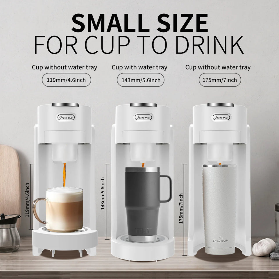 Commercial Capsule Coffee Machine Portable Mini Espresso Machine Desk Mini Coffee Maker Energy Saving Mode Quiet office coffee