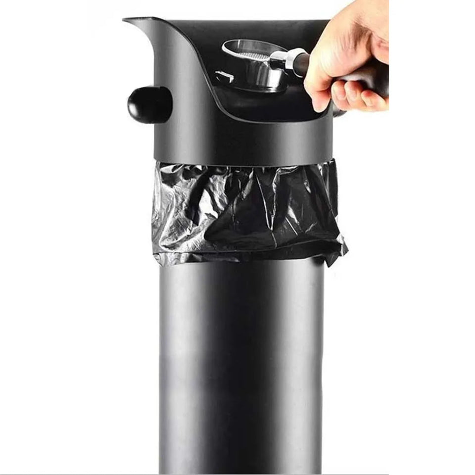 Commercial Knock Box Large Capacity Barista Standing Coffee Knock Box Includes Barista Cloth And Trash Bag For Cafe Use