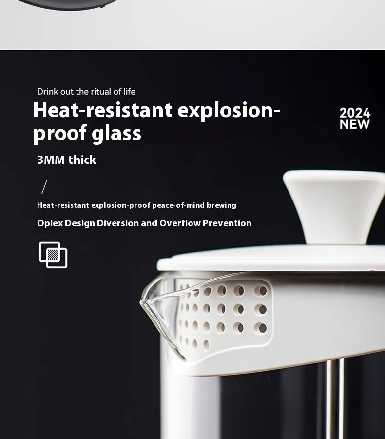 GIANXI Hand Press Coffee Maker Multi-function Filter Coffee Maker Home Brewing Coffee Maker Tea Filter Cold Brew Pot
