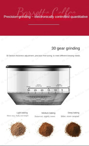 Integrated Grinder Coffee Machine Commercial Semi-automatic Espresso Machine Steam Milk Frother Multi-function Coffee Machine