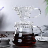 Coffee Dripper V Shaped Pour Over Coffee Pot Hand Brewing Pots Coffee Filter Cup Coffee Kettle Dripper Stand Coffee Maker Set