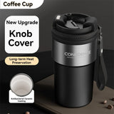 Coffee Cup Cold And Hot Insulated With Filter Chamber Office And Leisure Stainless Steel Cup  Ice Cubes Hold