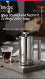 BINCOO 350ml/800ml/1000ml Coffee Maker Pot French Press Coffee Maker Stainless Steel Double Walled Insulated Coffee Maker Pot