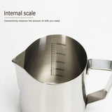 Coffee Milk Frothing Jug Latte Art Milk Frother Pitcher Stainless Steel Measurement Jug Espresso Barista Tool Coffee Accessories