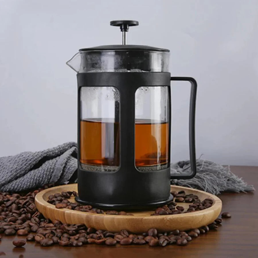 Stainless Steel Tea Coffee Brewer with Filter Heat-Resistant Anti-Rust Multifunctional with Handle Tea Maker for Making Coffee