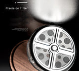 Coffee Pot French Press Coffee Maker Black Walnut Tea Brewer High Borosilicate Glass Coffee Pot  Coffee Accessories