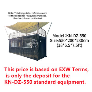 Restaurant Shipping Bar Movable Container Modular Kitchen Office Shipping Container Office Restaurant