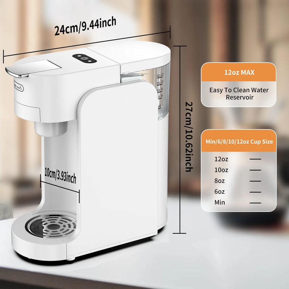 Commercial Capsule Coffee Machine Portable Mini Espresso Machine Desk Mini Coffee Maker Energy Saving Mode Quiet office coffee