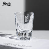 Bincoo Espresso Measuring Cup, Glass Espresso Extraction Cup, Ounce with Scale, Small Milk Cup, Milk Can, Coffee Cup, 50ml