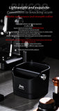 Bincoo Coffee Knock Box Espresso Grounds Container Dump Bin Bucket Anti Slip Powder Beveled Residue Home Cafe Bar Barista Tools
