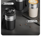 Coffee Cup Cold And Hot Insulated With Filter Chamber Office And Leisure Stainless Steel Cup  Ice Cubes Hold