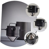 Coffee Powder Filter Cup Portable Foldable Hand Brewing Double-Layer Stainless Steel Coffee Filter Food Grade Pp Restaurant Home