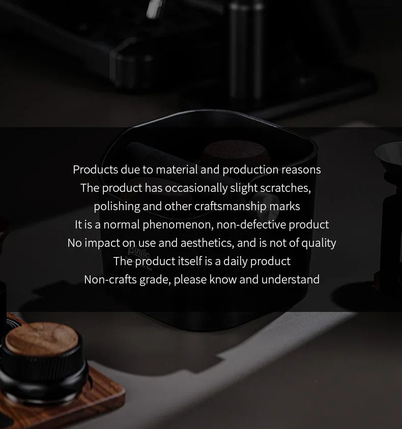 Bincoo Coffee Knock Box Espresso Grounds Container Dump Bin Bucket Anti Slip Powder Beveled Residue Home Cafe Bar Barista Tools