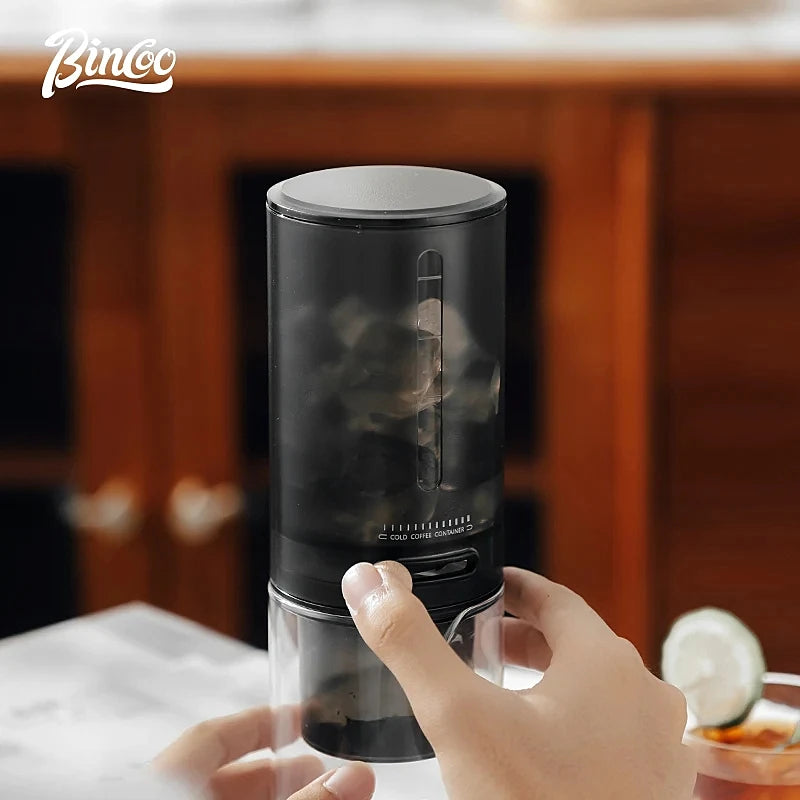 Protable Glass Drip Filter Ice Drop Coffee Maker Cold Brew Dutch Coffee Maker Pot Specialized Barista with 100pcs Filter Paper