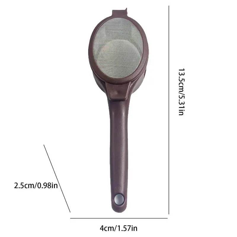 Coffee Powder Filter Spoon Household Tea Strainer Infuser Portable Fine Mesh Filter With Ergonomic Handle For Coffee Tea Juicing