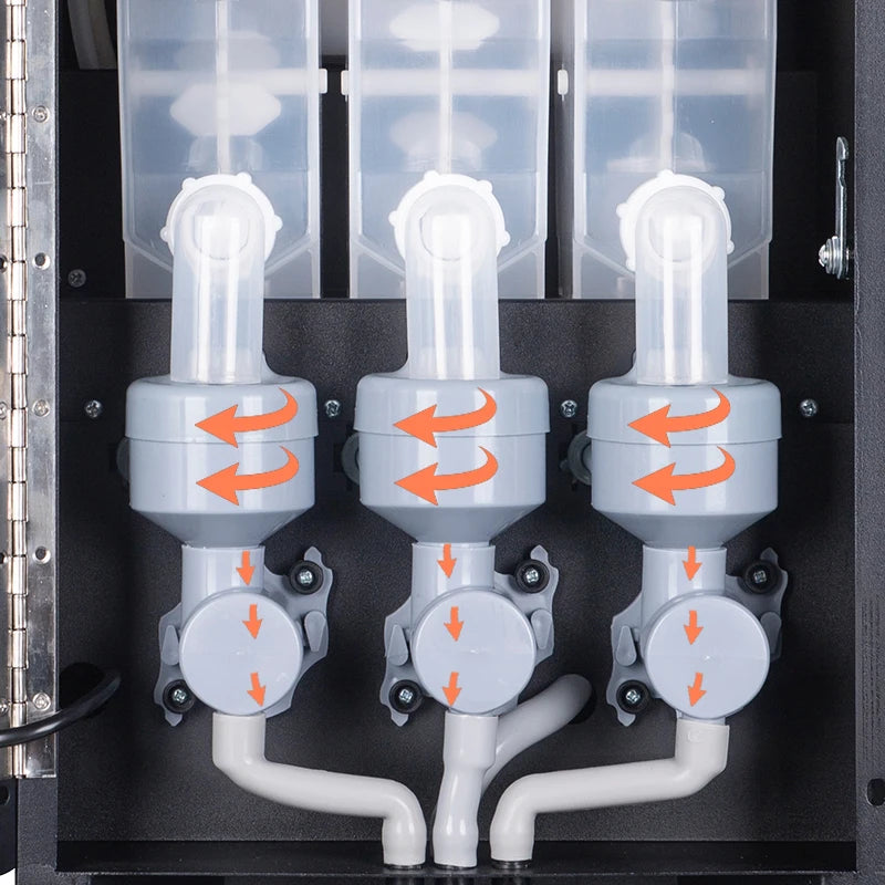 Automatic 3 hot 3 cold instant coffee machine self-service drinks fully automatic coffee vending machine