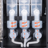 Automatic 3 hot 3 cold instant coffee machine self-service drinks fully automatic coffee vending machine