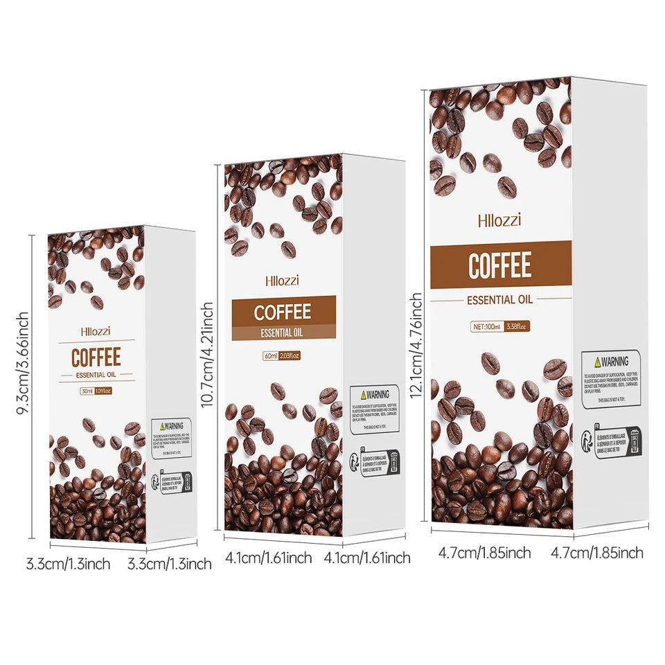 Coffee essential oil is suitable for use in diffusers, humidifiers, spas, massage, skin care, body care, facial care, hair care.