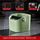 Bincoo Coffee Knock Box Espresso Grounds Container Dump Bin Bucket Anti Slip Powder Beveled Residue Home Cafe Bar Barista Tools