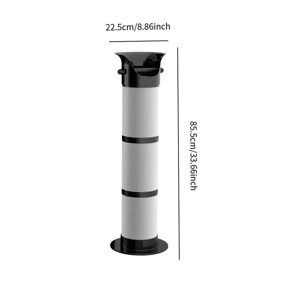Coffee Knock Box Practical Espresso Dump Bin Collection Box Floor Standing Knockbox for Kitchen Coffee Shop Household Restaurant