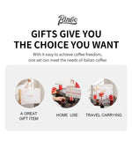 Bincoo Hand Brewed Coffee Pot，Ceramics Filter Cup， Sharing Pot，Hand Brewed Coffee Gift Box Set，Home Barista Kitchen Accessories