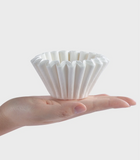 Coffee Filter Papers 50 Sheets 1-2Cups 3-4Cups Paper Filter #155  #185 Pour Over Coffee Dripper & Wave Dripper Barista Tools