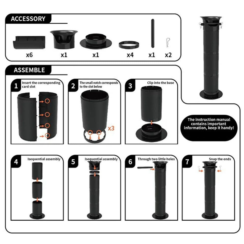 Coffee Knock Box Practical Espresso Dump Bin Collection Box Floor Standing Knockbox for Kitchen Coffee Shop Household Restaurant