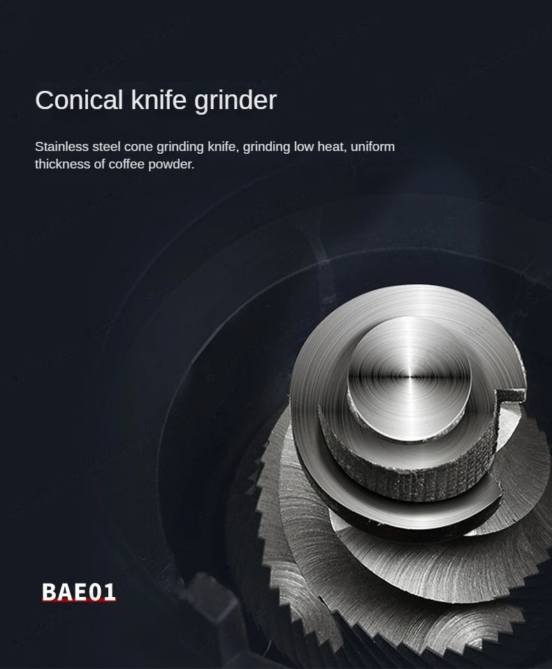 Integrated Grinder Coffee Machine Commercial Semi-automatic Espresso Machine Steam Milk Frother Multi-function Coffee Machine