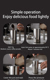 BINCOO 350ml/800ml/1000ml Coffee Maker Pot French Press Coffee Maker Stainless Steel Double Walled Insulated Coffee Maker Pot