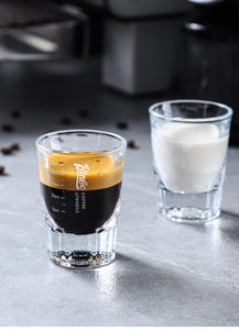 Bincoo Espresso Measuring Cup, Glass Espresso Extraction Cup, Ounce with Scale, Small Milk Cup, Milk Can, Coffee Cup, 50ml