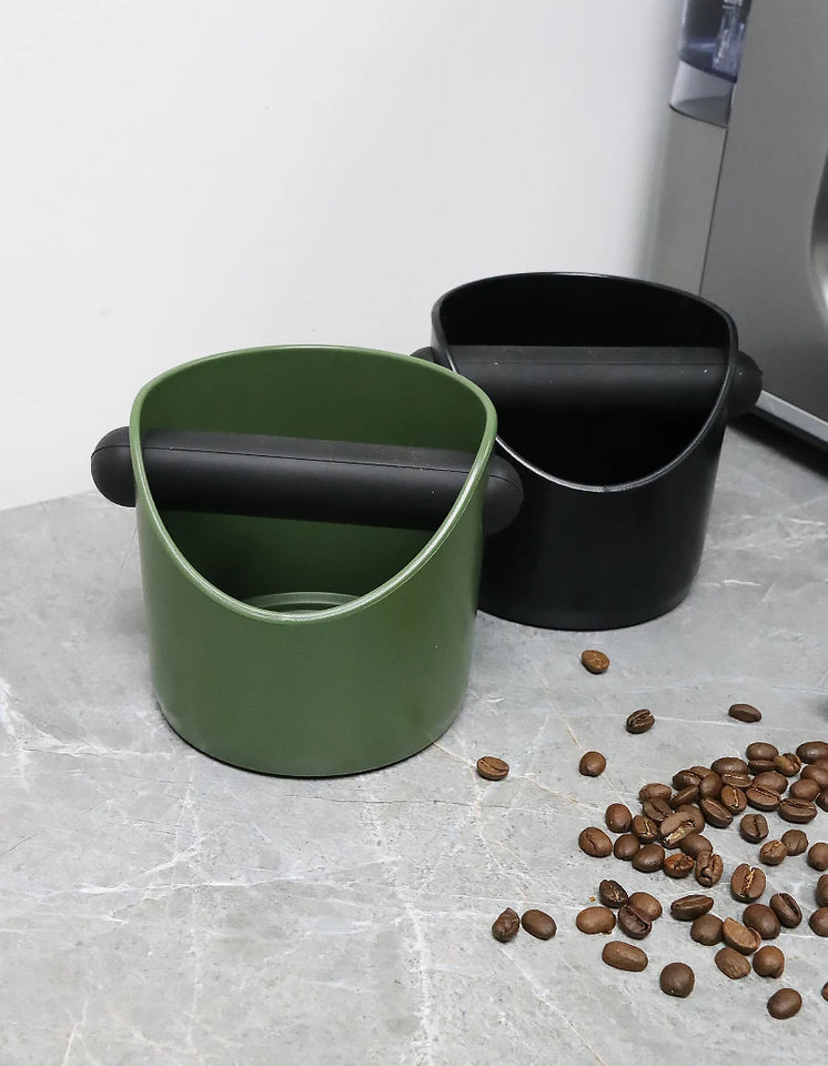 Coffee Knock Box For Grind Waste Grounds Dump Bin Anti-slip Pads Shock-Absorbent With Removable Bar Espresso Maker Barista Tools