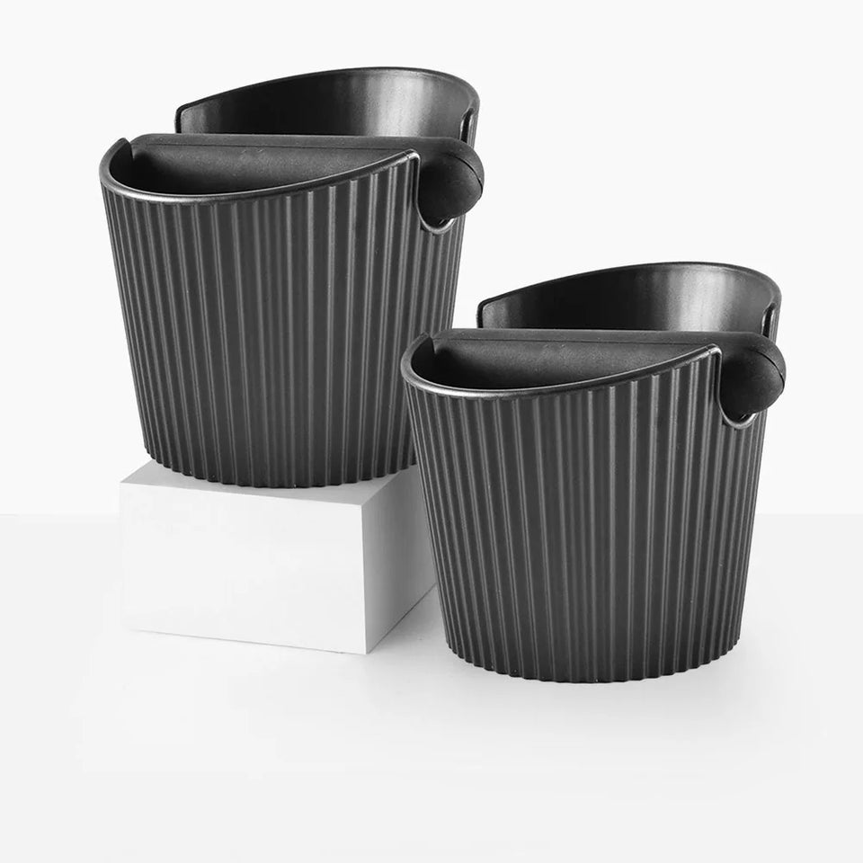 Commercial Knock Box Large Capacity Barista Standing Coffee Knock Box Includes Barista Cloth And Trash Bag For Cafe Use