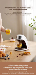 High-Quality Commercial Espresso Machine - Coffee Pod Compatible, Portable, Stainless Steel, Fast Brew, Easy Use/Clean
