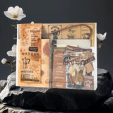 125piece Scrapbook Paper Coffee Business Planner Kit Professional Coffee Shop Worksheets Log Sheets Notebooks Memo Collage