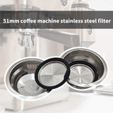 Convenient Espresso Enthusiasts Present 51mm Stainless Steel Coffee Filter