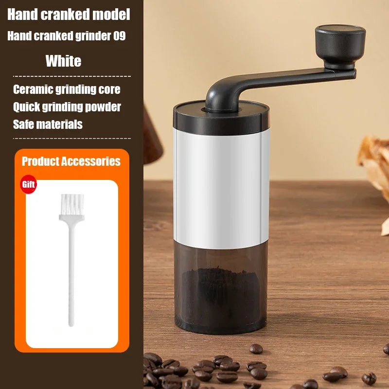 Bearing Adjustable Coffeebe Manual Coffee Grinder Ceramic Grinding Core Professional Double Hand Crank Coffee Grinder CoffeeBean