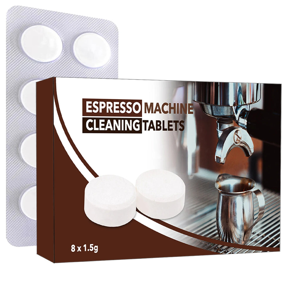 Coffee Machine Cleaner Descaler Tablets - 8 Count, Compatible With Nespresso, Keurig, Ninja, Delonghi, Miele, Coffee Maker Pot