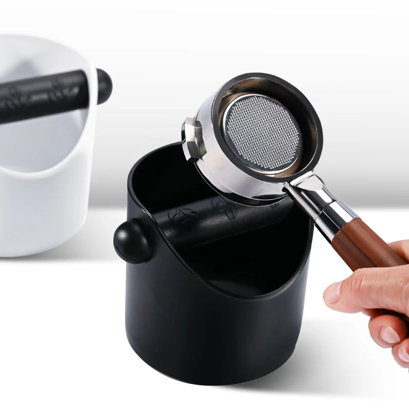 Coffee Knock Box For Grind Waste Grounds Dump Anti-slip Pad Shock-Absorbent With Removable Bar Espresso Maker Cafe Barista Tools
