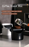 Coffee Knock Box For Grind Waste Grounds Dump Anti-slip Pad Shock-Absorbent With Removable Bar Espresso Maker Cafe Barista Tools