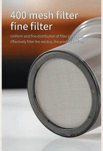 Protable Glass Drip Filter Ice Drop Coffee Maker Cold Brew Dutch Coffee Maker Pot Specialized Barista with 100pcs Filter Paper