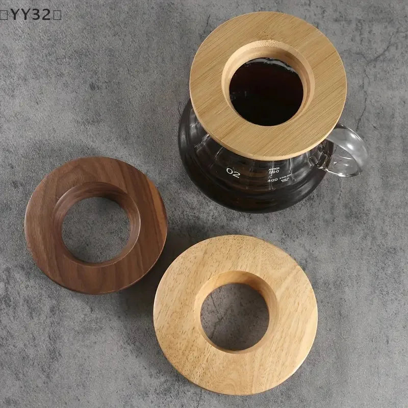 〔YY32〕Coffee Filter Stand Pour Over Filter Stand Cone Coffee Dripper Holder Rack Wooden For Origami Coffee Filter Cup Holder