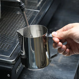 Coffee Milk Frothing Jug Latte Art Milk Frother Pitcher Stainless Steel Measurement Jug Espresso Barista Tool Coffee Accessories