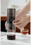 Protable Glass Drip Filter Ice Drop Coffee Maker Cold Brew Dutch Coffee Maker Pot Specialized Barista with 100pcs Filter Paper