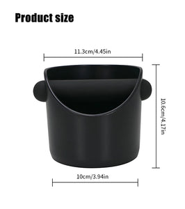 Coffee Knock Box Espresso Grounds Container Dump Bin Bucket  Anti Slip Powder Beveled Residue Barista Accessories Maker Tools