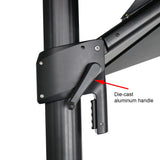 Wholesale Heavy Duty Motorized Large Commercial Sun Garden Customized Cantilever Restaurant Market Patio Outdoor Umbrella