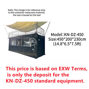 Restaurant Shipping Bar Movable Container Modular Kitchen Office Shipping Container Office Restaurant