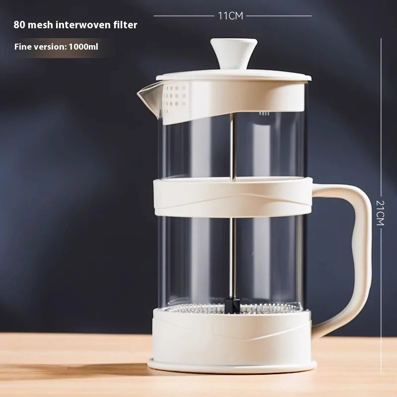 GIANXI Hand Press Coffee Maker Multi-function Filter Coffee Maker Home Brewing Coffee Maker Tea Filter Cold Brew Pot