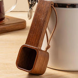 Coffee Spoons Coffee Measuring Scoop for Ground Beans Tea Sugar Delicate Wooden Handle Home Barista Accessories