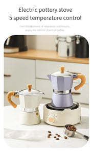 Coffee Moka pot 150ml Classic Italian Espresso Maker Extraction Hand Brewing coffee Pot Barista Coffee Machine Coffee Utensil