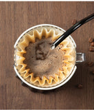 Coffee Filter Papers 50 Sheets 1-2Cups 3-4Cups Paper Filter #155  #185 Pour Over Coffee Dripper & Wave Dripper Barista Tools